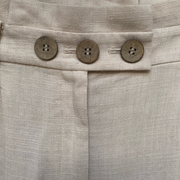 Bar III - High Rise I Linen I Cream I Trouser I Pants I Size: 8 - Picture 4 of 13
